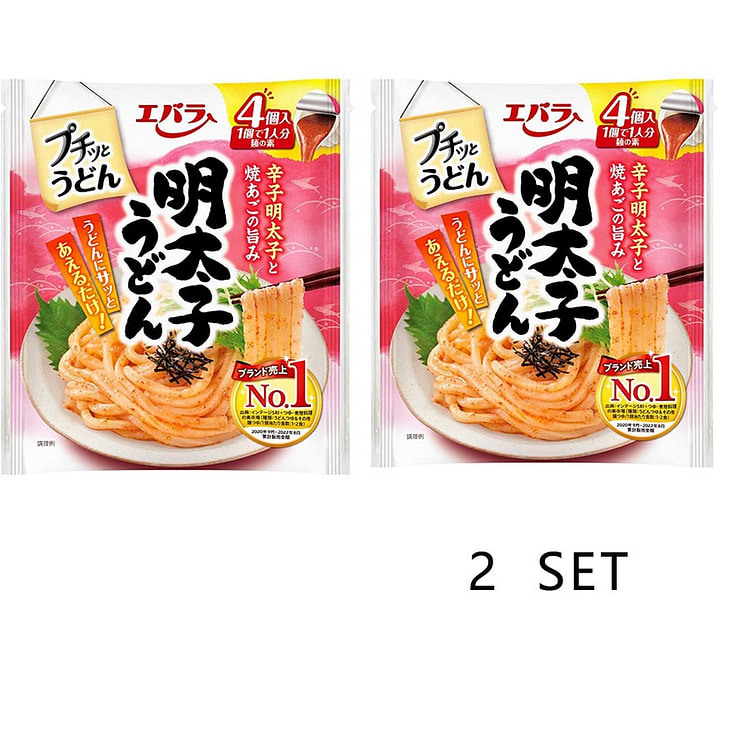 凉拌浓缩乌冬酱料 明太子味 4个入 88g *
