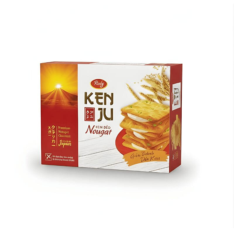 [RICKY] Kenju Nougat Crackers – 279g 1 each