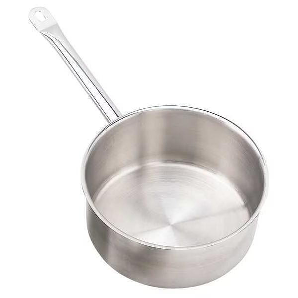 Stock Pot w/Cover, 5 qt, 10-1/4 In., SS 2 lb