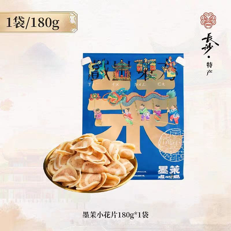 Mo Mo Dian Xin Ju Cat ear cookies 180g*1 bag 180 g