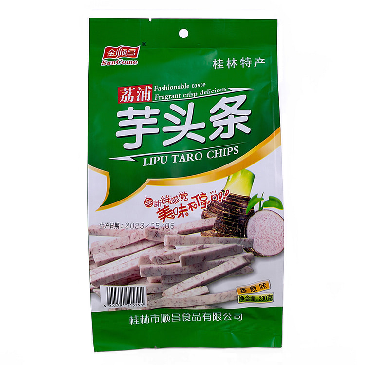 Jinshuchang Guilin specialty Lipu taro strips, taro strips, scallion flavor