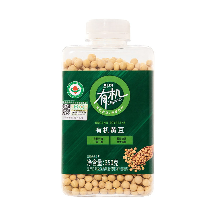 奥乐齐  有机黄豆 谷物杂粮煮粥 1罐 350 克