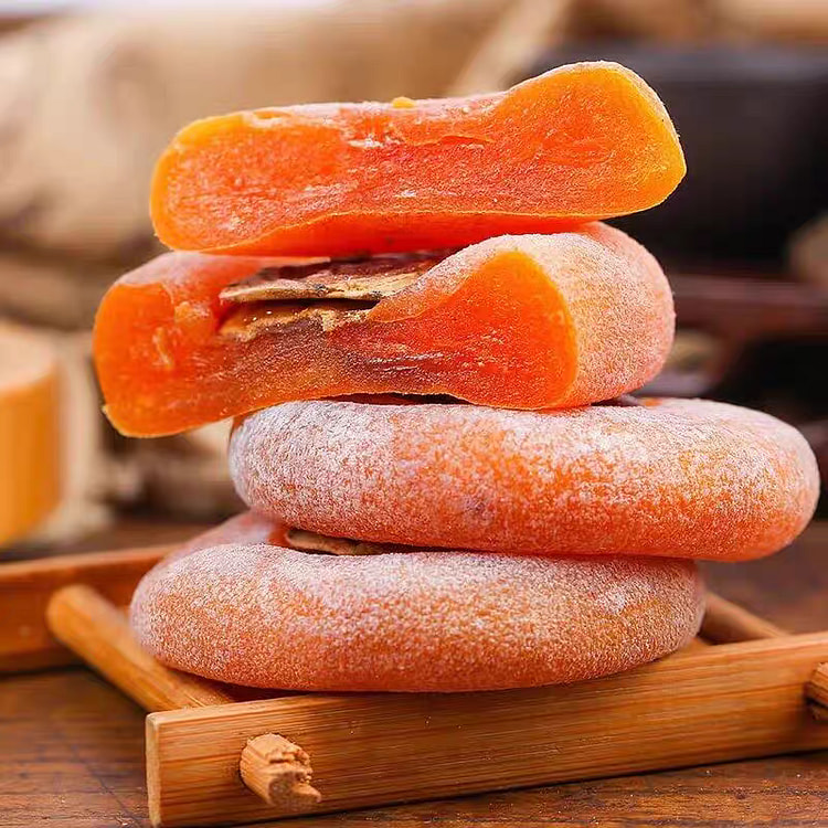 Premium Frost Drop Persimmon Cake [2-pound Round Persimmon Cake Packaging]