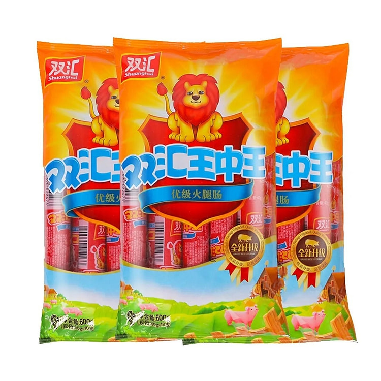 双汇 王中王 优质火腿肠 10支
