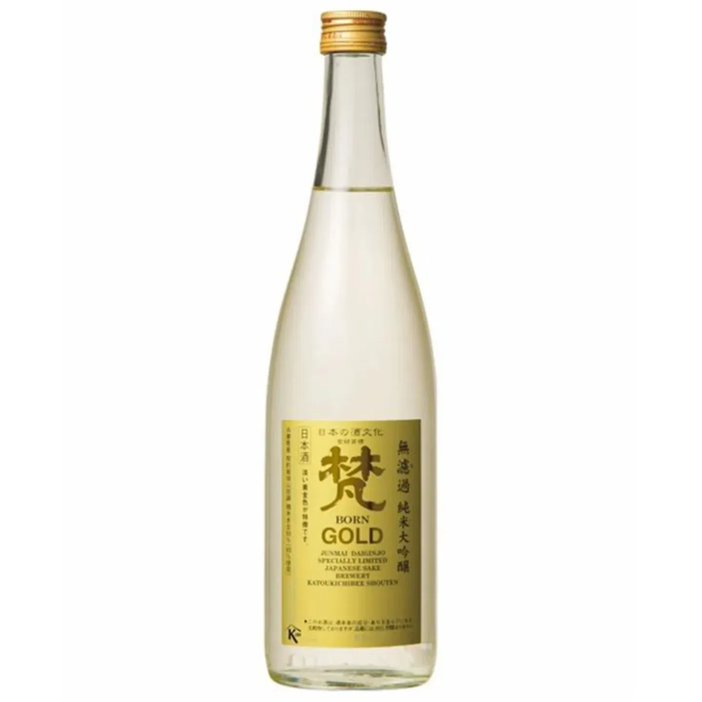 Born Gold Muroka Junmai Daiginjo Sake 720 ml