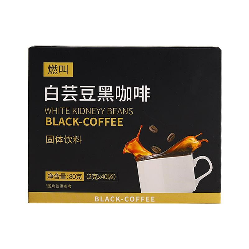 White Kidney Bean Black Coffee 2g*40 Bars 1 box