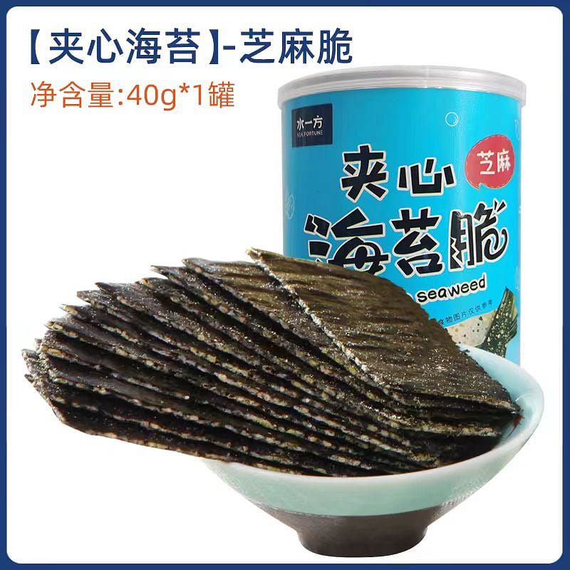 Shui Yi Fang Stuffed nori seaweed Sesame Crisp 40g*1 can 40 g