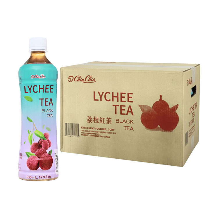 Chin Chin Lychee Tea 530ml Pack of 24 1 each