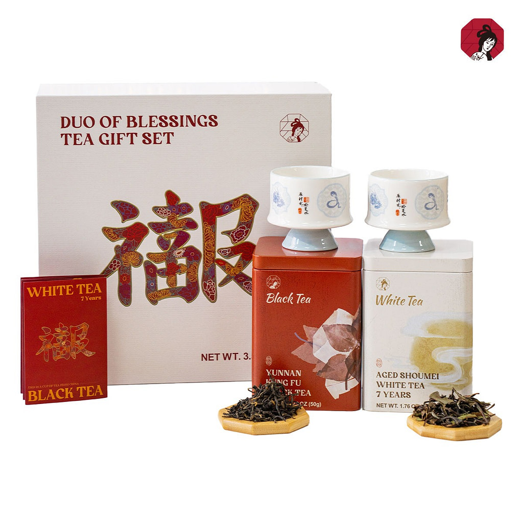 茶颜悦色好事成双茶礼盒2罐红浓白润,韵厚香醇1 盒- Weee!
