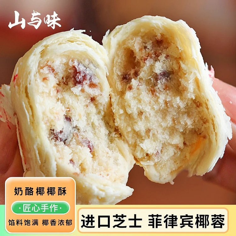 奶酪椰椰酥300g椰子饼芝士酥饼糕点奶香椰蓉酥茶点 300 克