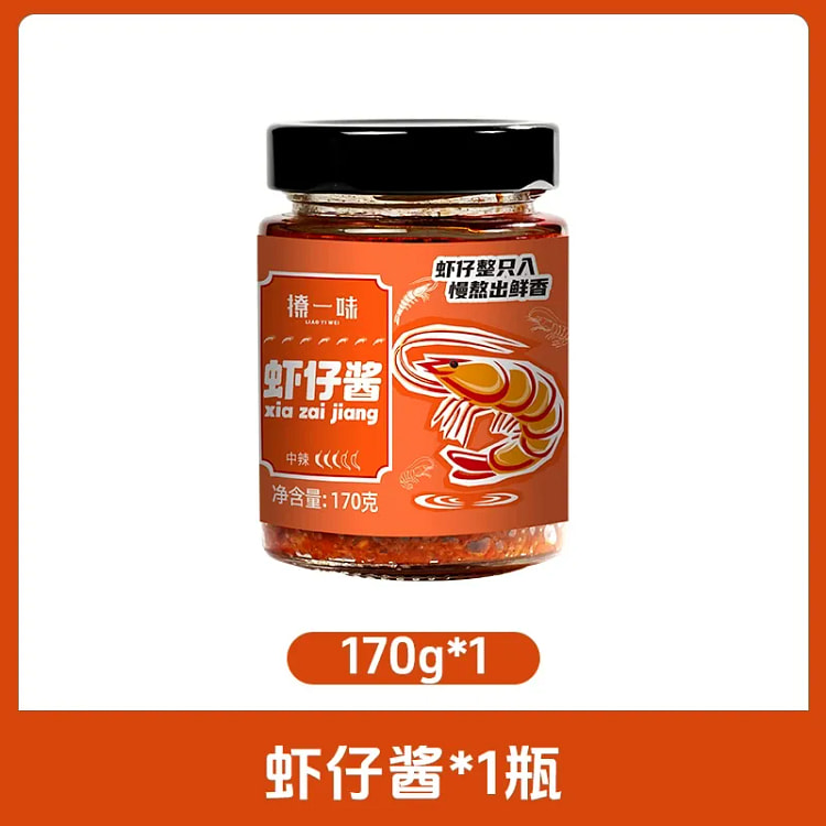 南极磷虾下饭菜拌面酱170g*1瓶 170 克