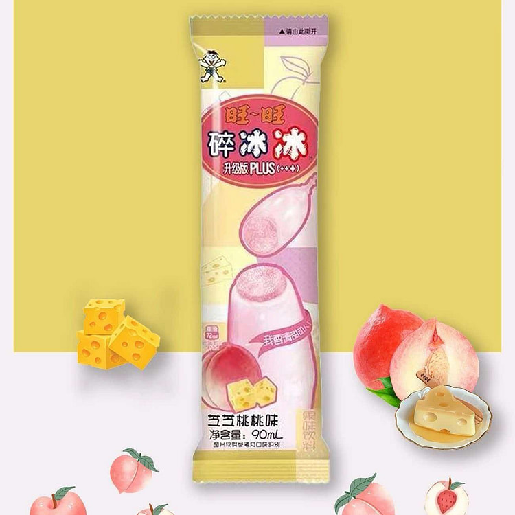 旺旺碎冰冰PLUS芝芝桃桃味90ml*3支 270 克