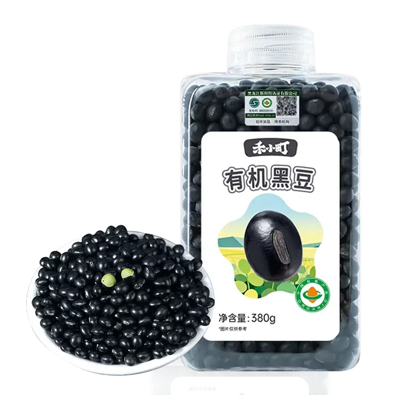 He Xiaomachi Organic Black Beans 380g Bottle 380 g