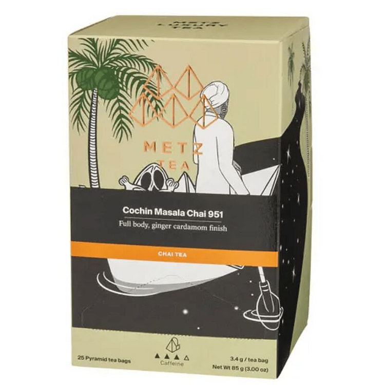 METZ Cochin Masala Chai | Artisan Spiced Black Tea 85 g