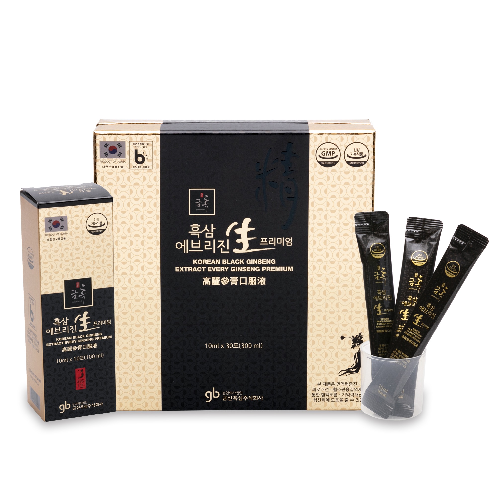GeumHeuk 韩国黑参提取物 EveryGin(10毫升 X 30 袋) - Weee!