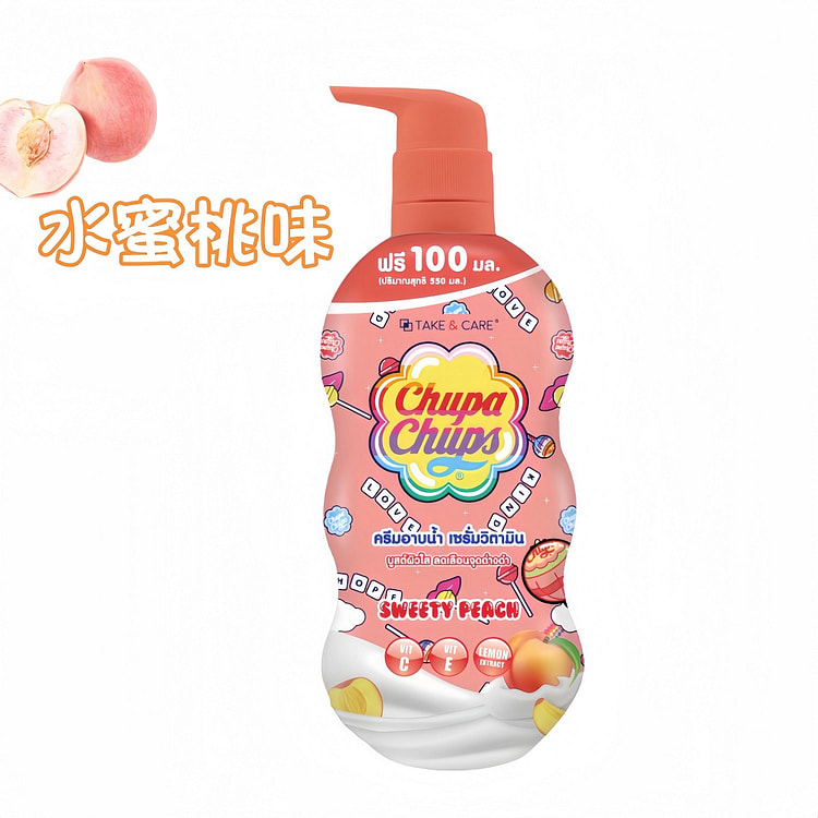 ChupaChups珍宝珠·水蜜桃沐浴露550ml 550 毫升