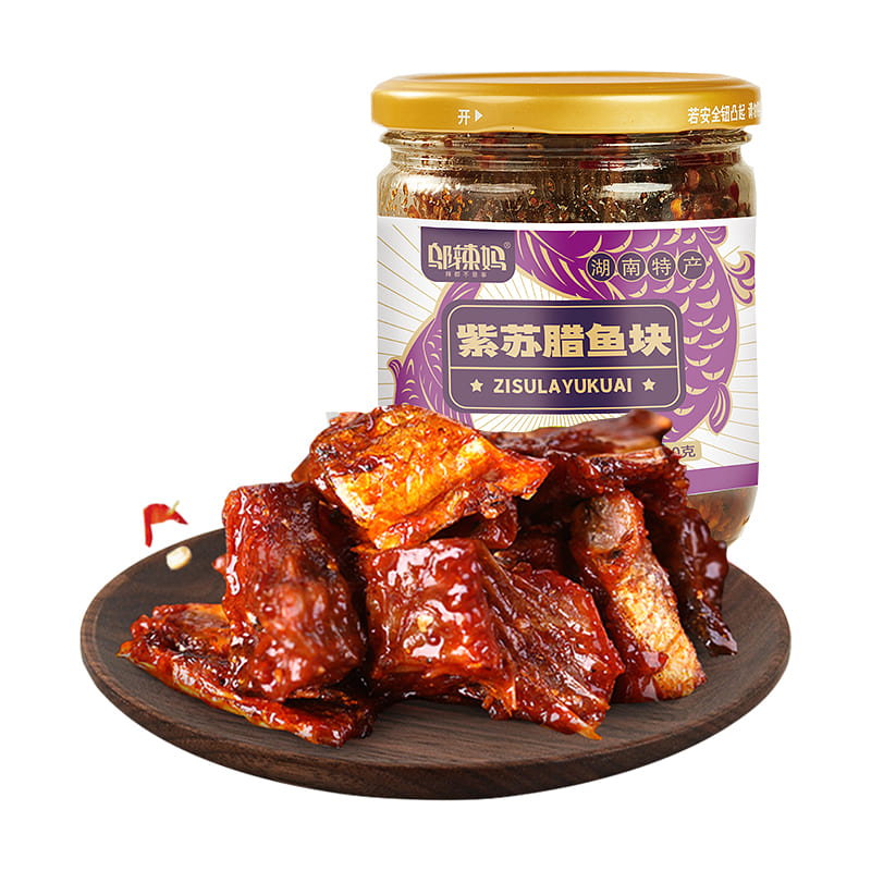 Wu spicy mother Perilla dried fish 300g*1 bottle 300 g