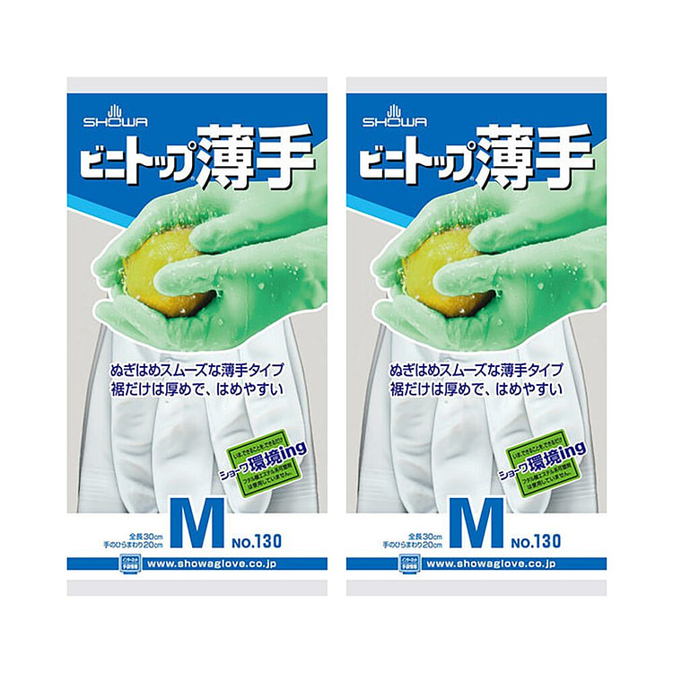 SHOW Glove PVC手套 薄款 白色 M码