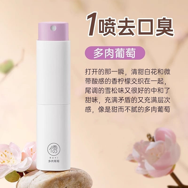 Mouth spray breath freshener fleshy grape 8 ml