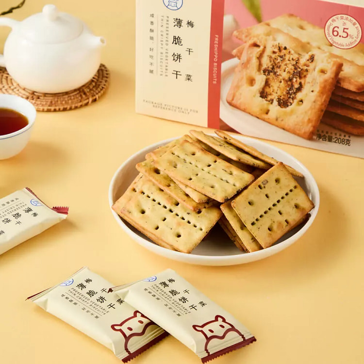 盒马 梅干菜薄脆饼干