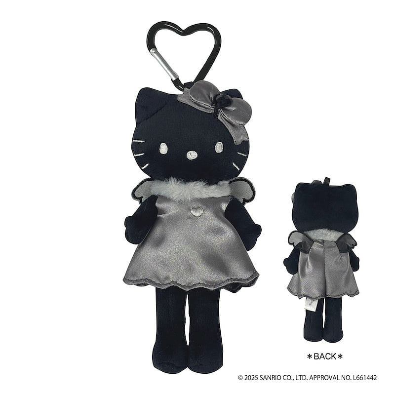 Sanrio Hello Kitty Style-Up Mascot: Angel (Black) 1 each