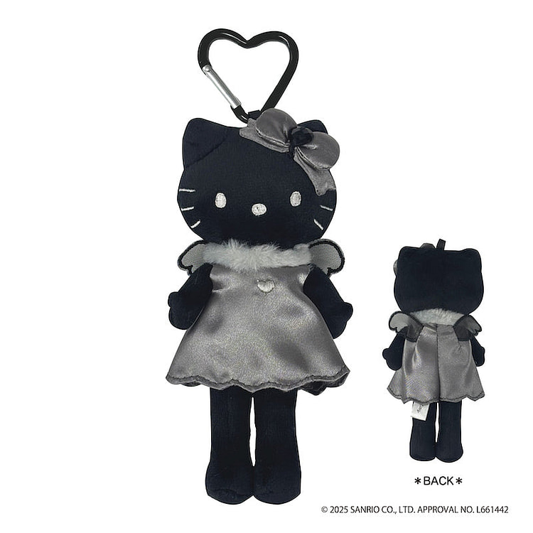 Sanrio Hello Kitty Style-Up Mascot: Angel (Black) 1 each