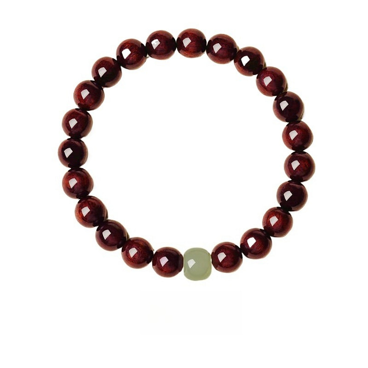 宫里上新 小叶紫檀手串老料玻璃底 玉珠檀香 8mm 1 盒