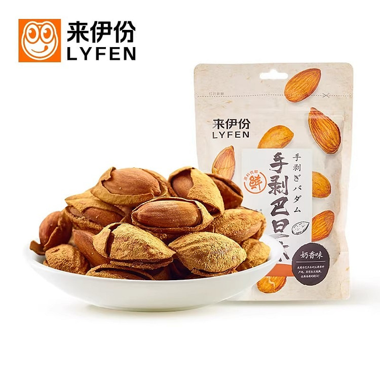 Laiyifen hand-peeled almonds and roasted nuts 125 g