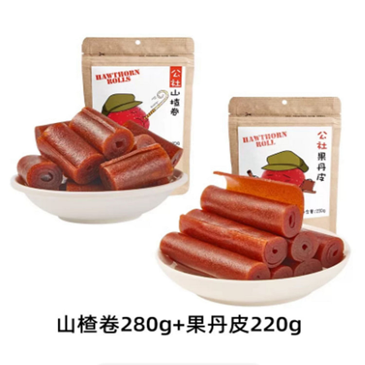 Yimeng Commune Hawthorn Roll Fruit Leather 500 g