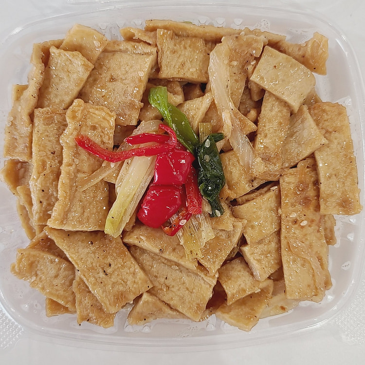 炒鱼饼
