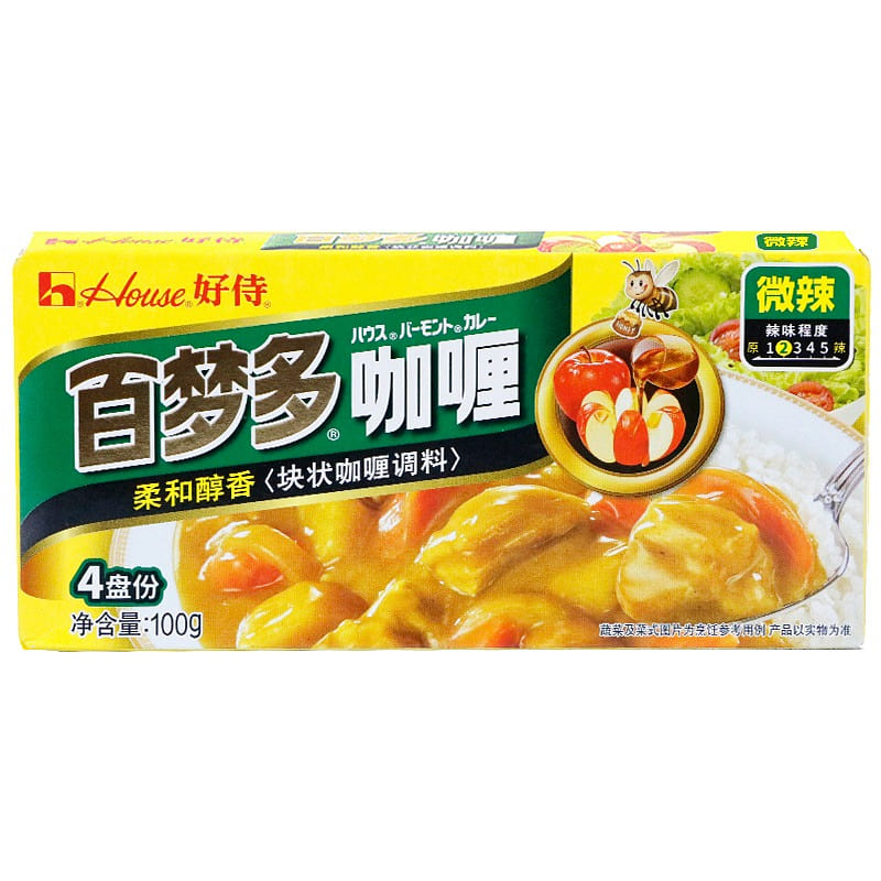 House Japanese Curry Brick (Mild Spice) 100 g