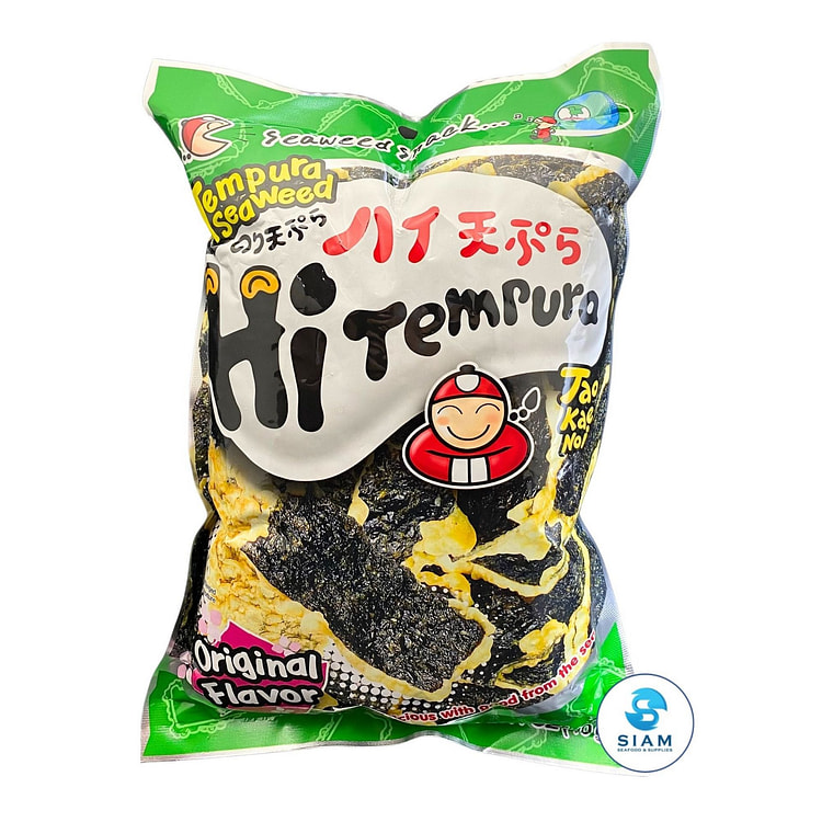 Tao Kae Noi Crispy Seaweed Thai Snack, Tempura Original Flavor