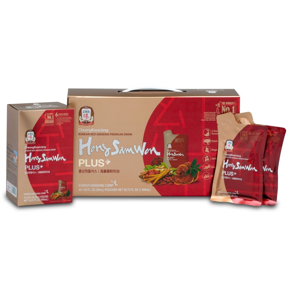 Hong Sam Won Plus Pouch Korean Red Ginseng 50.72 fl.oz