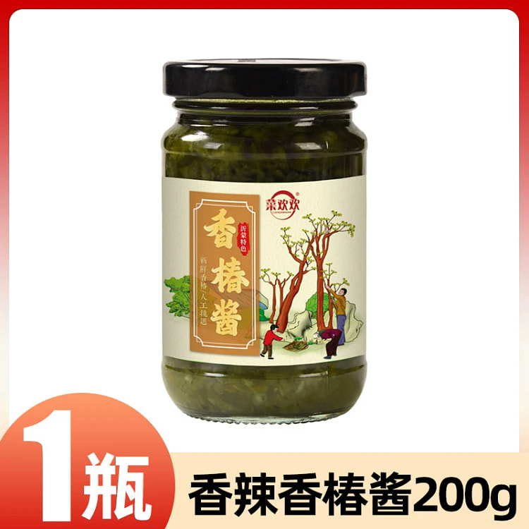 香辣香椿酱200gX1瓶