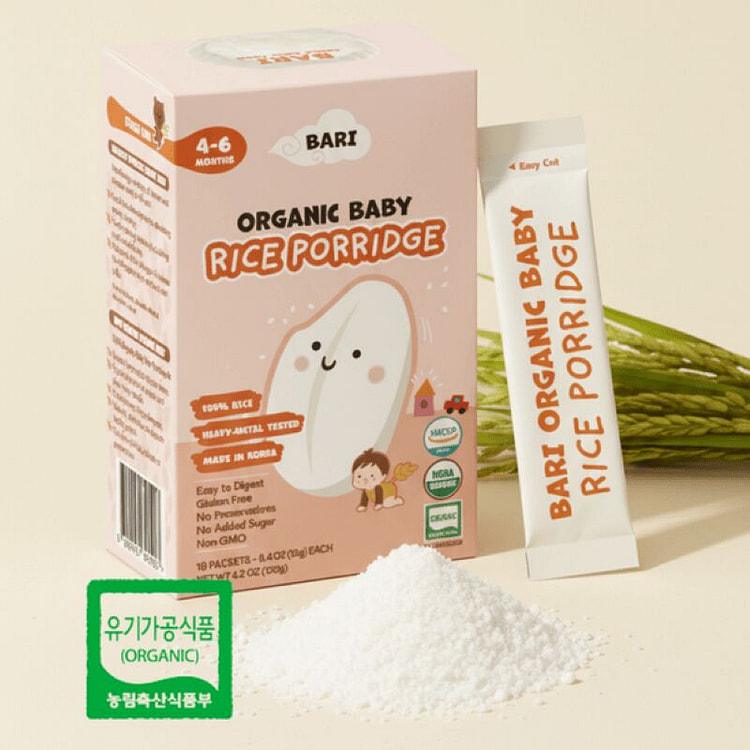 BARI 有机婴儿米粉（4-6个月） 12 克