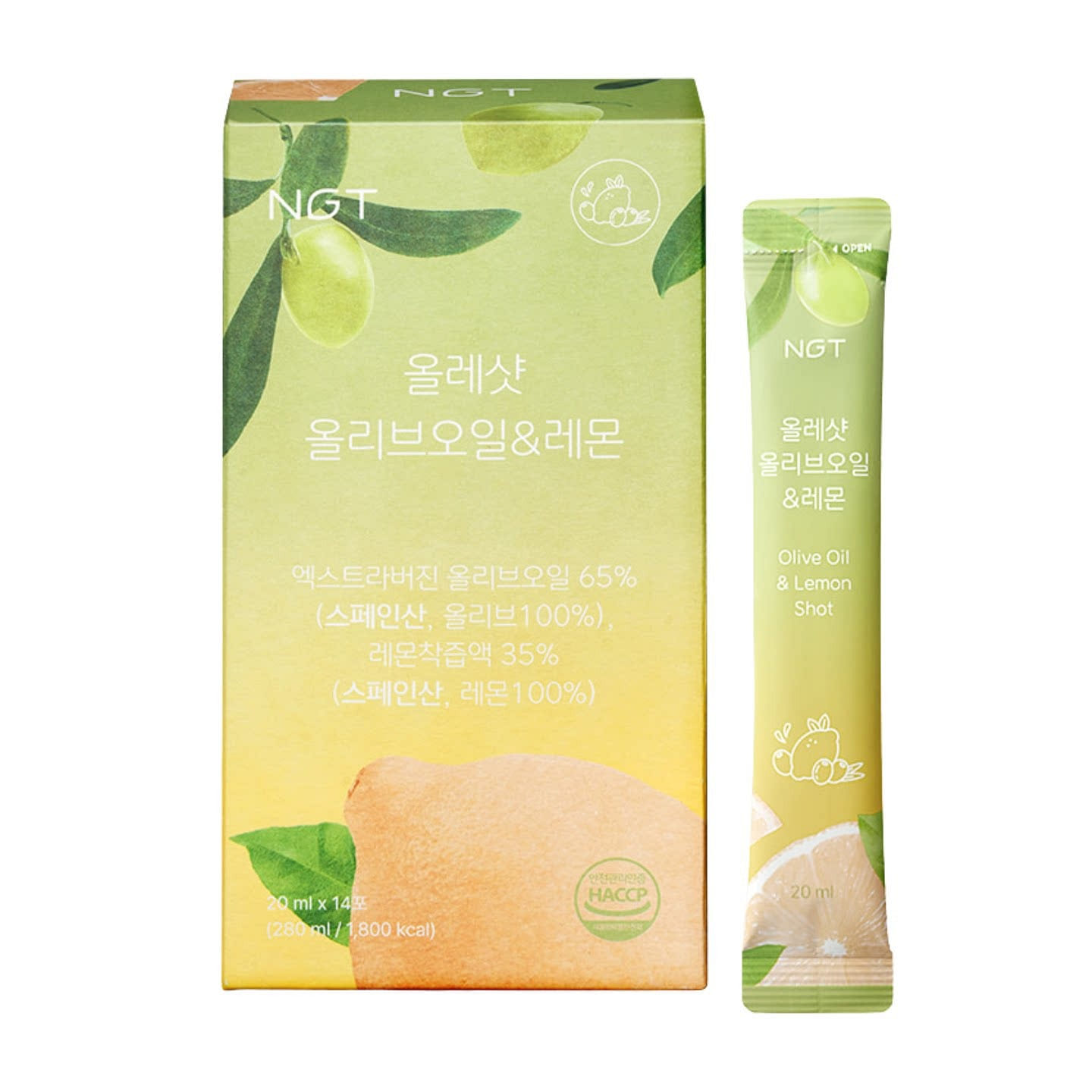 NGT Extra Virgin Olive Oil & Fresh Lemon Juice 1 box