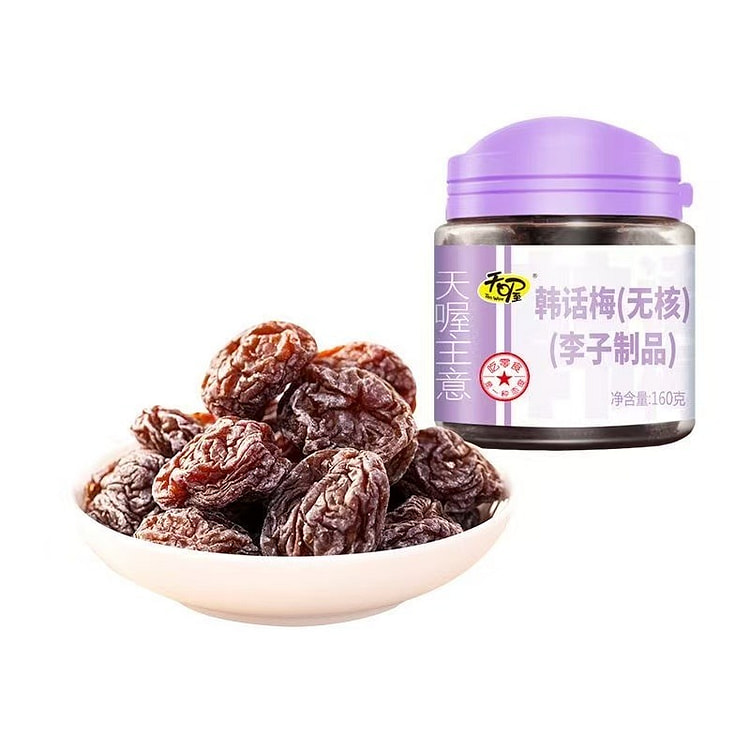 天喔 无核韩话梅160g*1罐 160 克