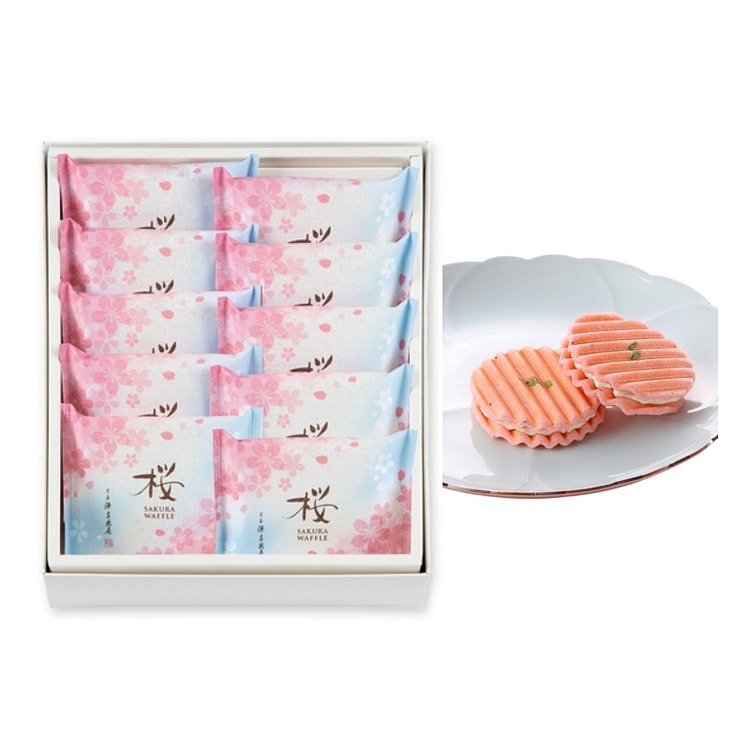 源吉兆庵 樱花华夫饼礼盒 10枚