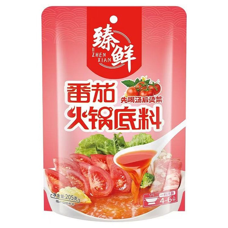 臻鲜 番茄火锅底料浓汤番茄调料包 205g*1袋 205 克