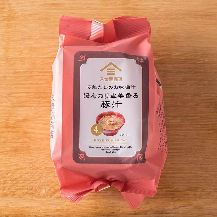 Kuze Fuku Freeze Dried Pork Miso Soup Ginger 65.2g