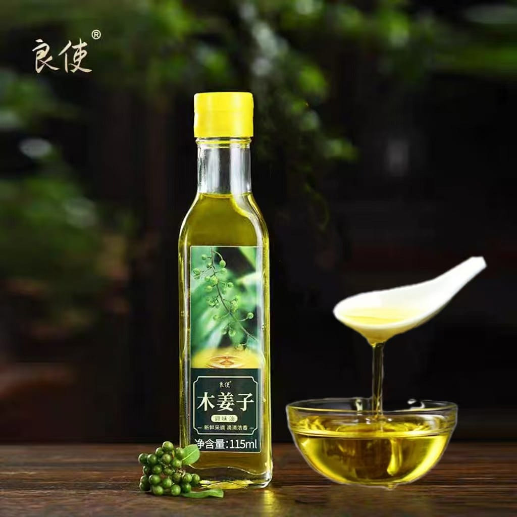 Liangshi wood ginger seed oil 115ml * 1 bottle of strong aroma Sichuan specialty pepper oil 115 g