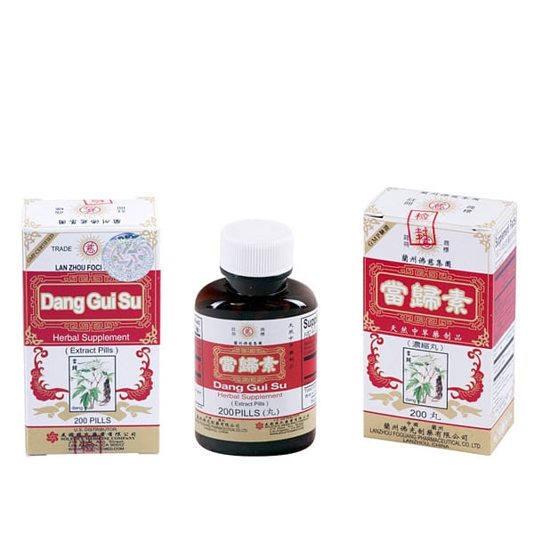 Dang Gui Su Herbal Supplements 200 Pills 200 count