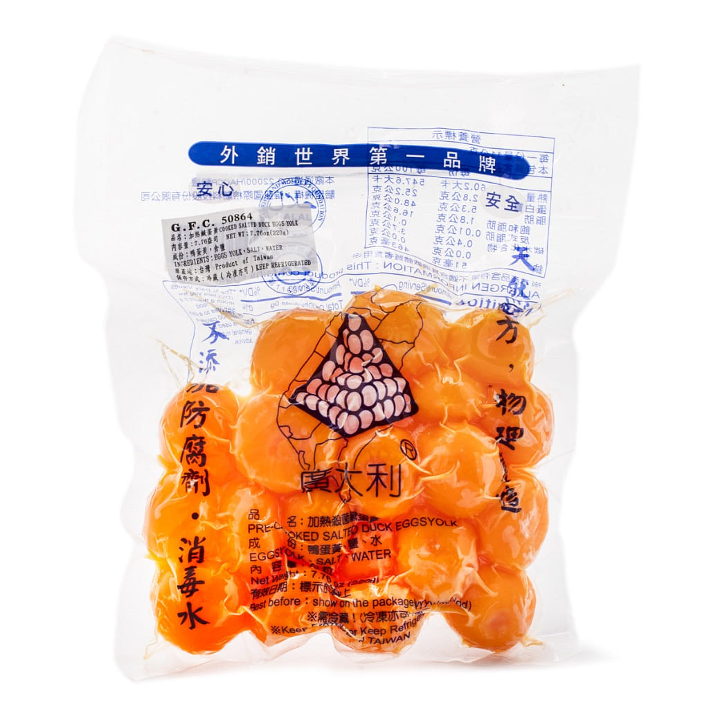 Kindly Eggs Pre-Cooked Salted Duck Egg Yolks 20ct, Frozen 7.76 oz