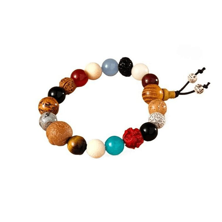 18 Seed Zodiac Bracelet Bodhi Dog 15cm 1 box
