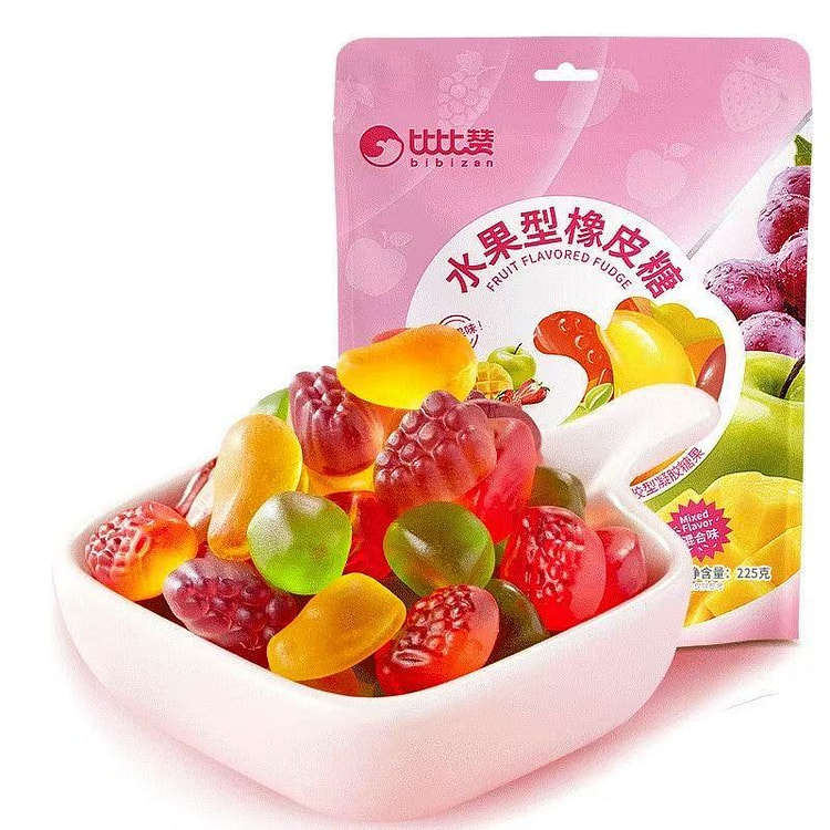 Bibizan Fruit-Flavored Chewy Gummy Candy (225g) 225 g
