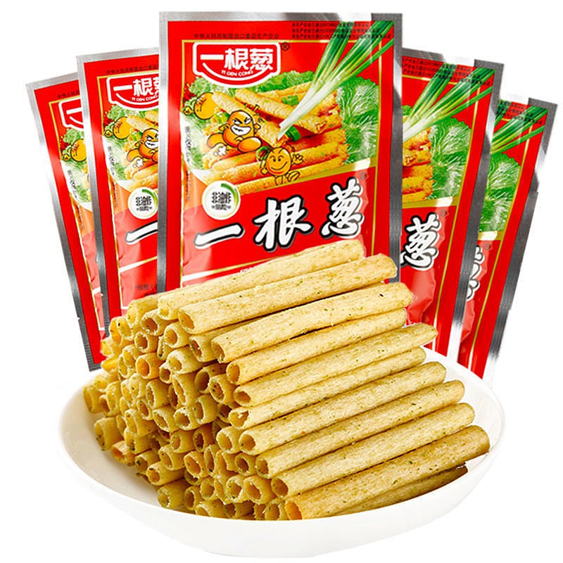 Gan Shifu One Scallion 13g Scallion Flavored Puffed Snacks Nostalgic Snacks 13 g