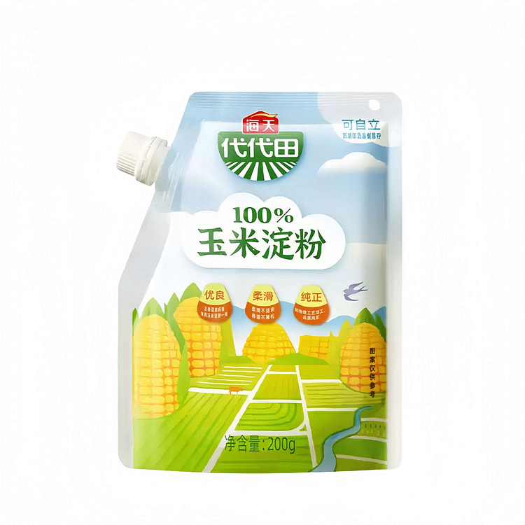 海天100%玉米淀粉200g*1袋勾芡专用粉 200 克