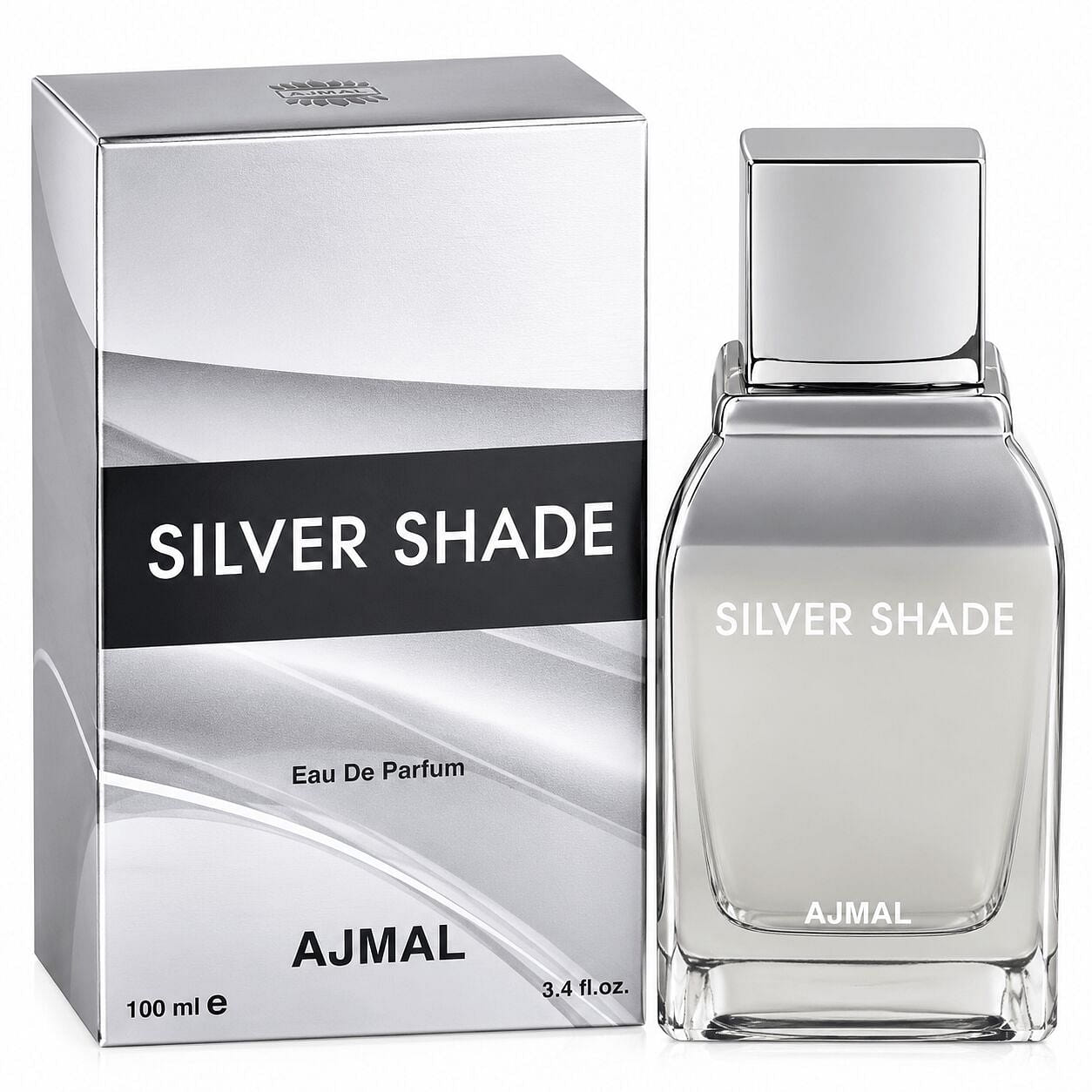 Silver Shade EDP 100ml by Ajmal Perfume for Men 1 pack
