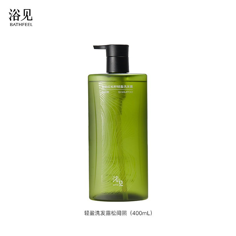 浴见红松籽轻盈控油洗发水芳香400mL 松间照 1 瓶