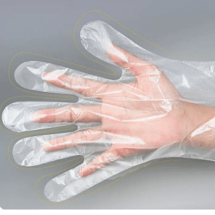 Disposable gloves food-grade special plastic film household catering commercial 1 count